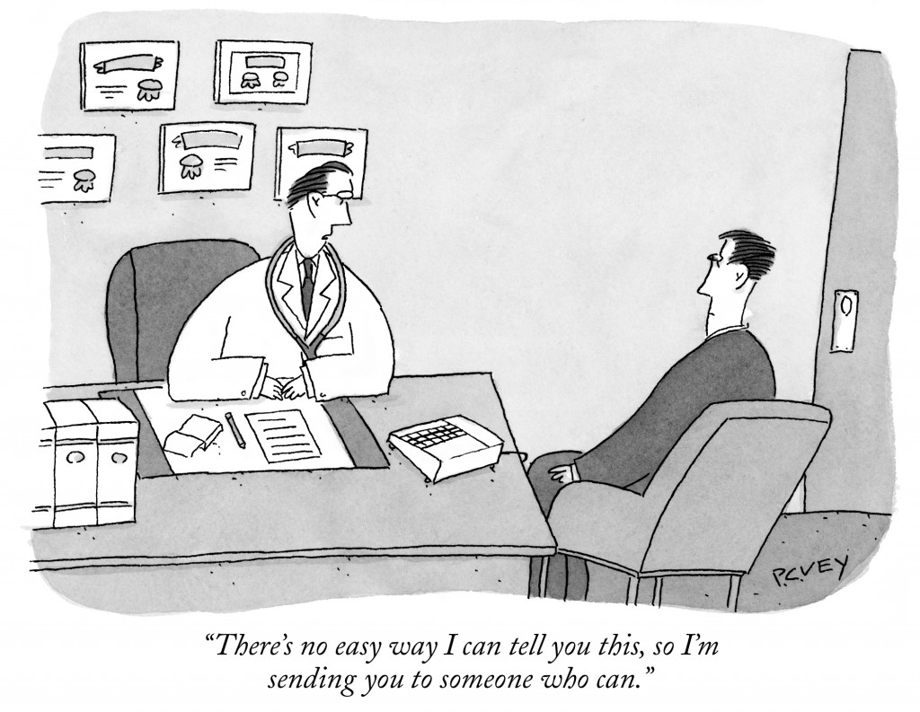 Credit: Peter C. Vey/The New Yorker Collection/The Cartoon Bank